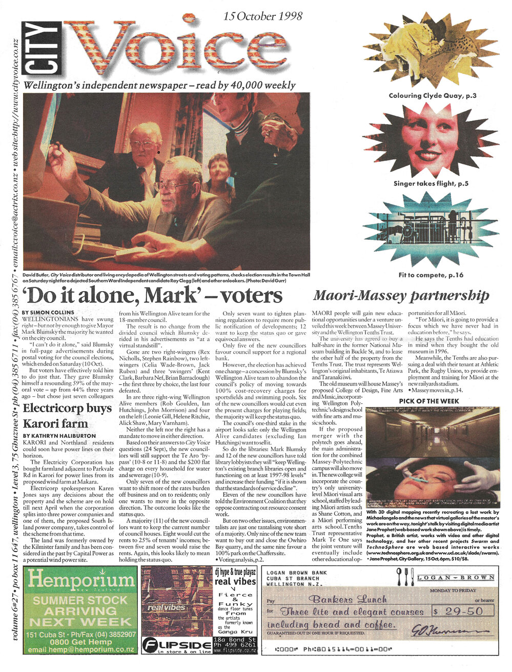 City Voice, 15th October 1998