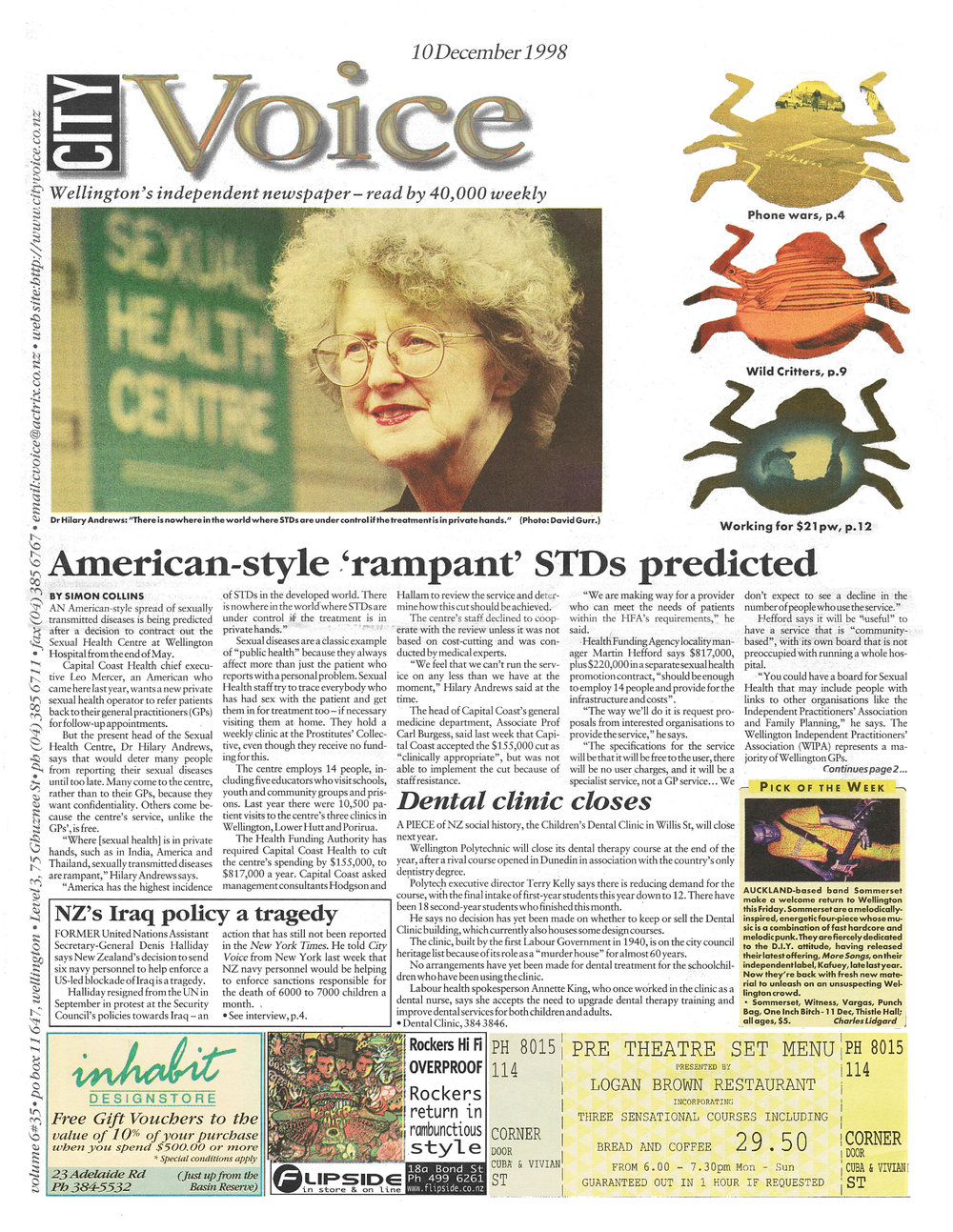 City Voice, 10th December 1998