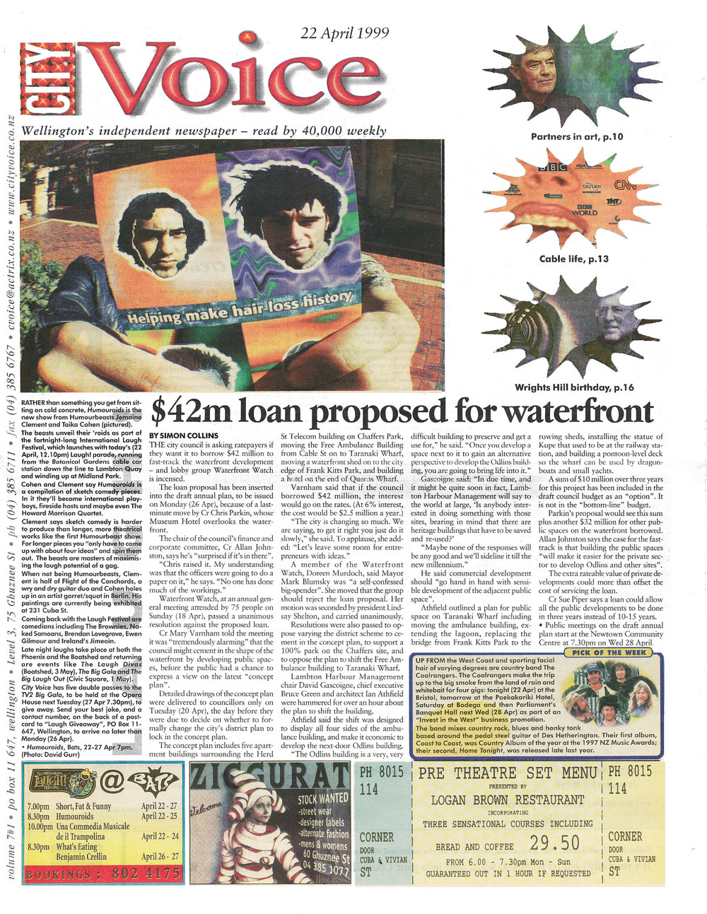 City Voice, 22nd April 1999