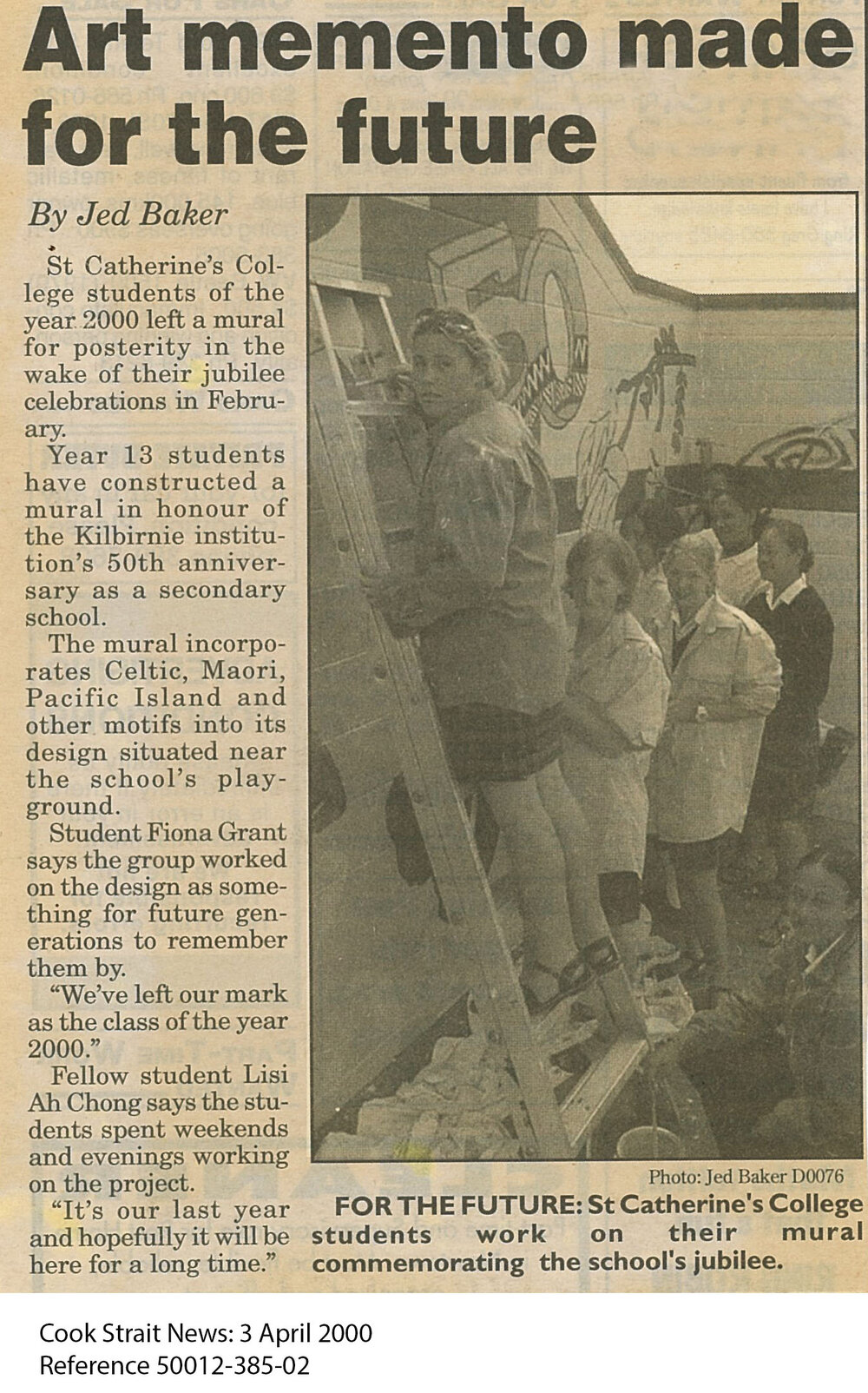 St Catherine's jubilee mural