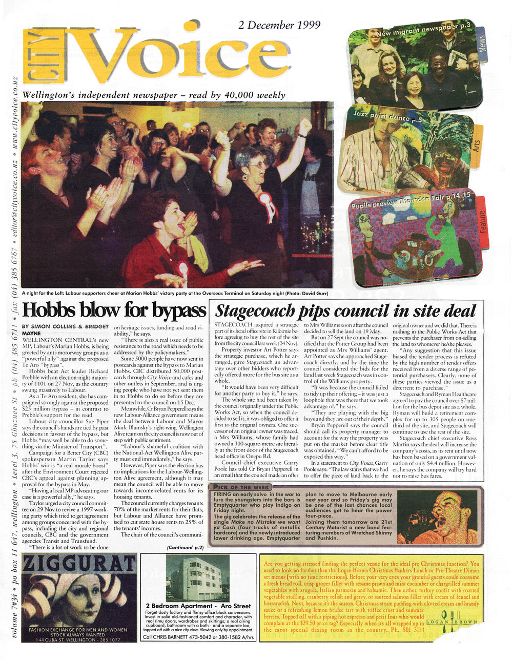 City Voice, 2nd December 1999