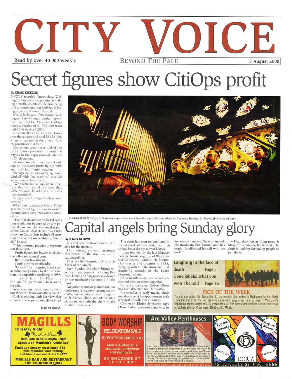 City Voice, 3rd August 2000