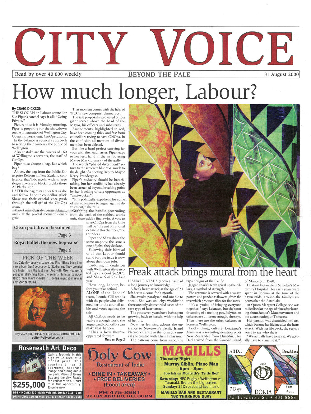 City Voice, 31st August 2000