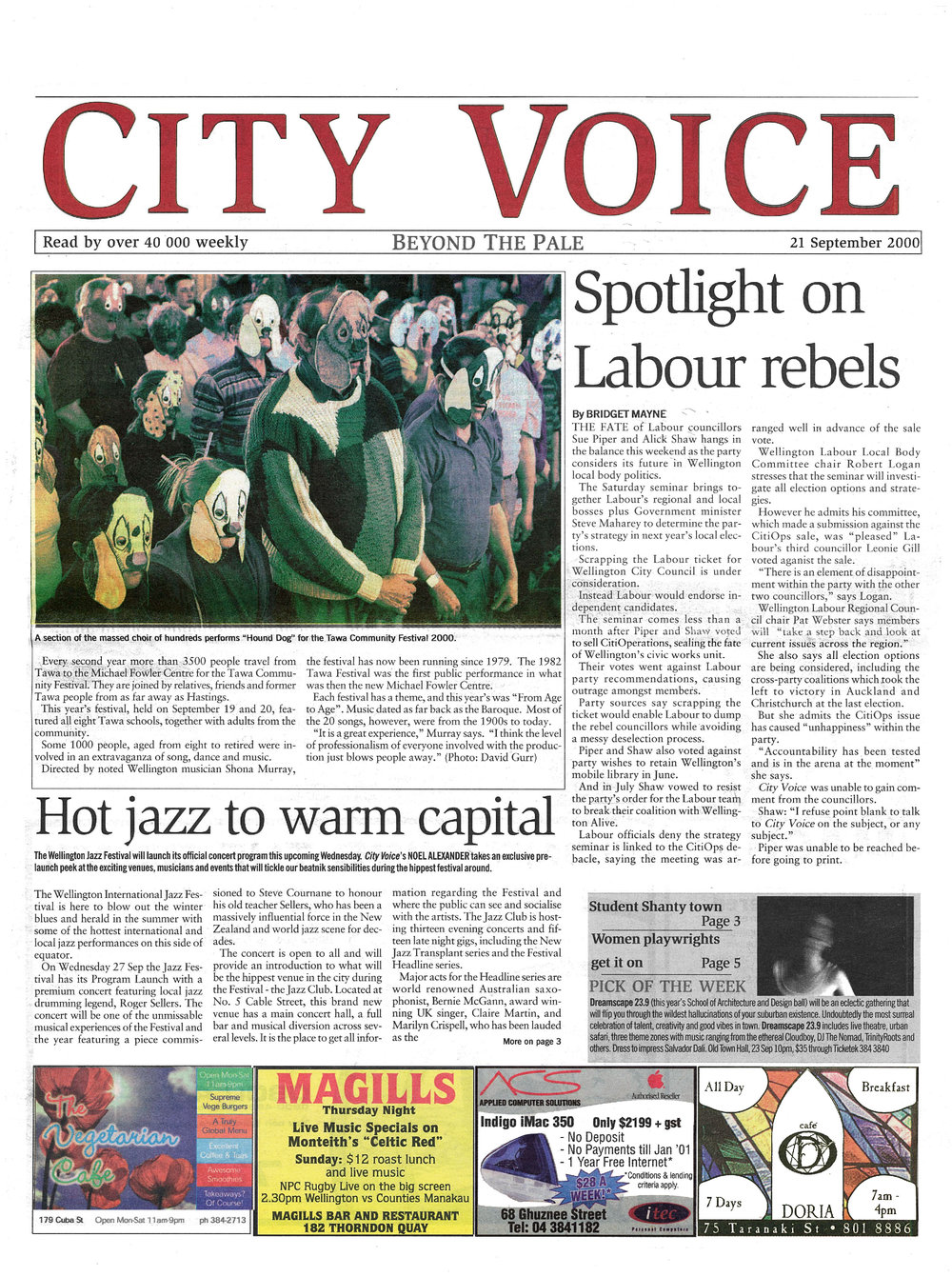 City Voice, 21st September 2000