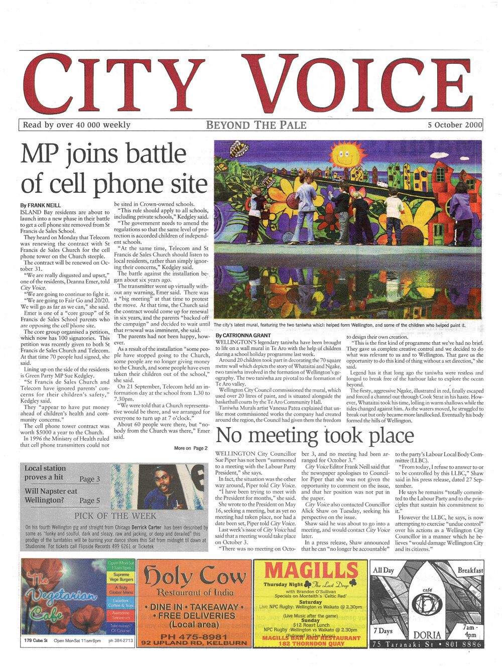 City Voice, 5th October 2000