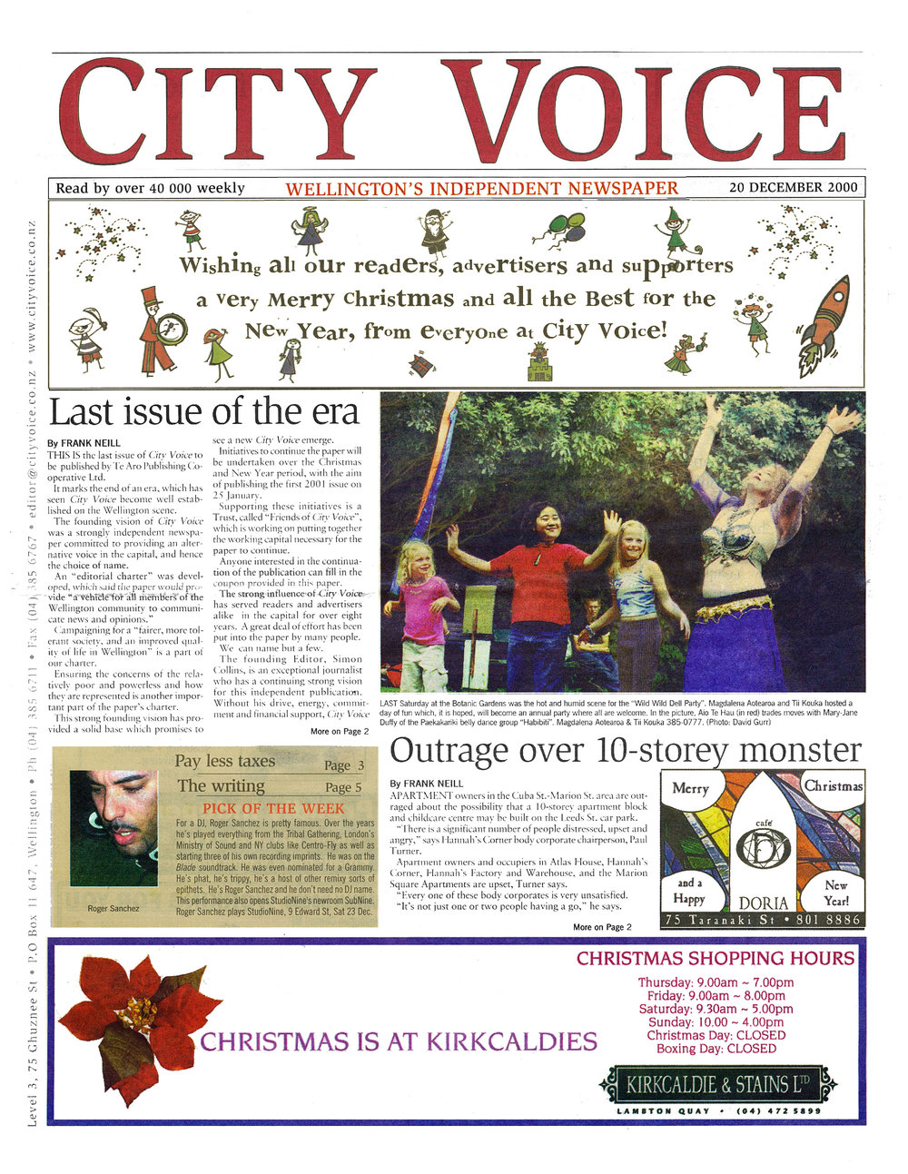 City Voice, 20th December 2000