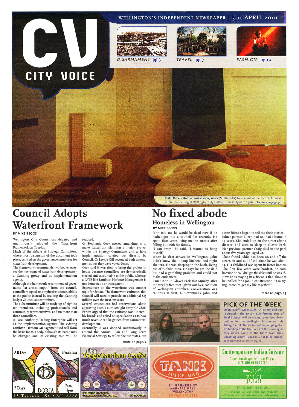 City Voice, 5th April 2001