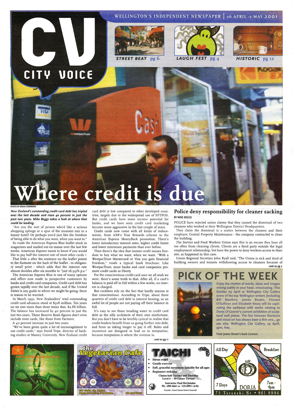 City Voice, 26th April 2001