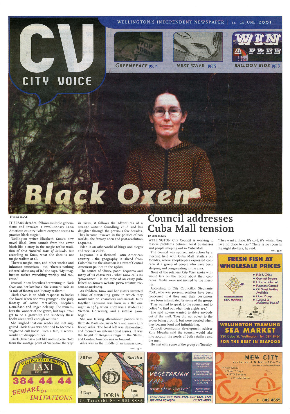 City Voice, 14th June 2001
