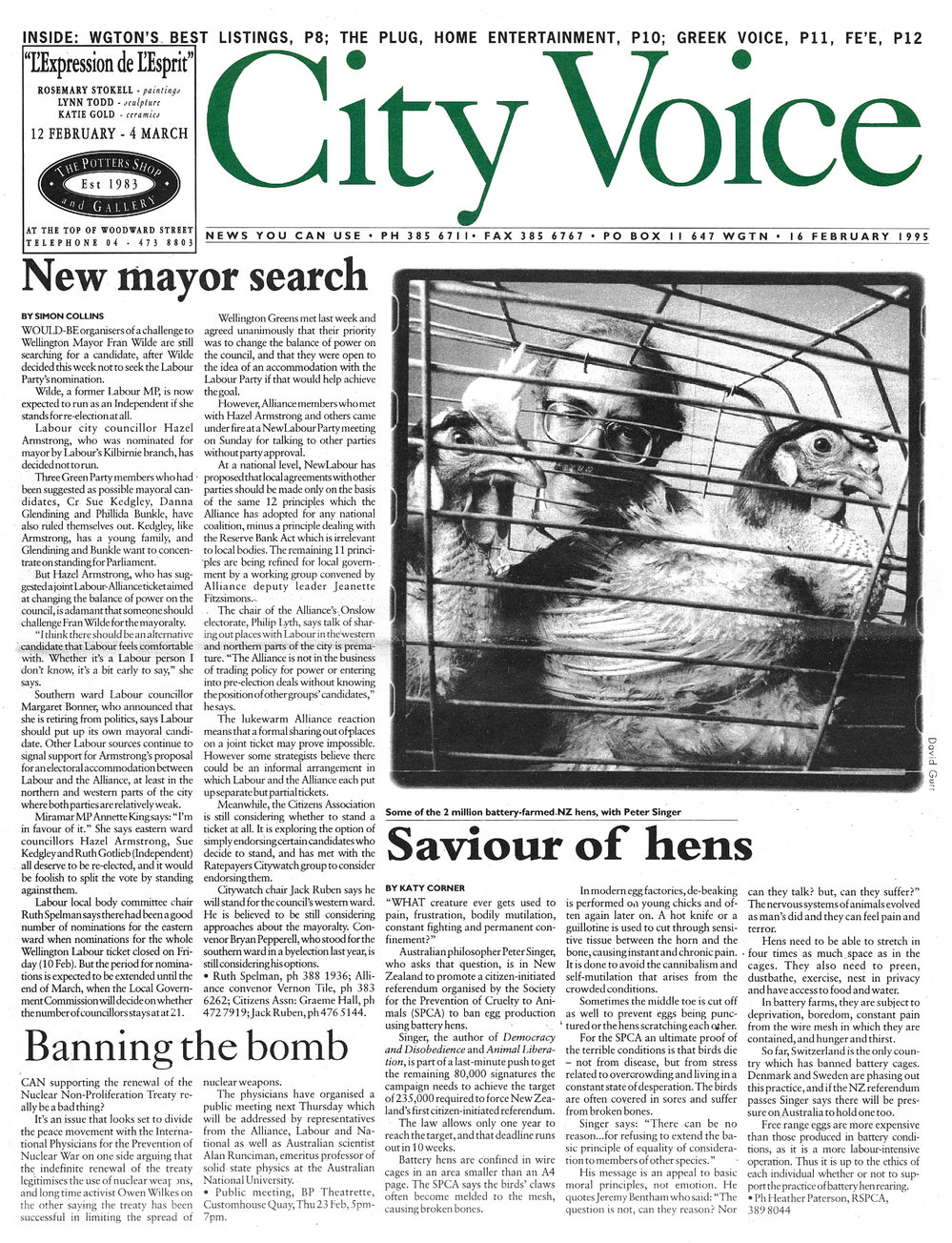 City Voice, 16th February 1995