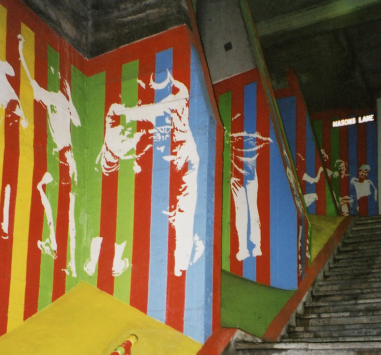 Mason's Lane Mural, Wellington Polytechnic Students