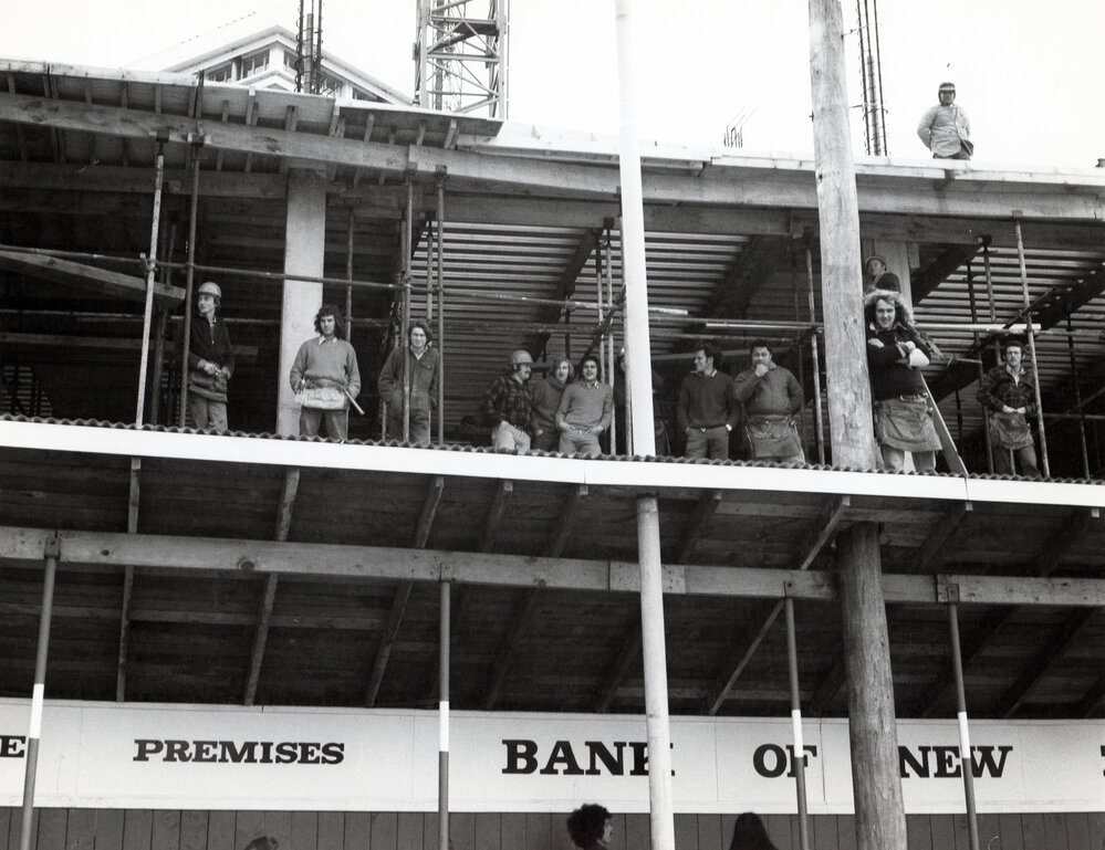 Construction site, Lambton Quay