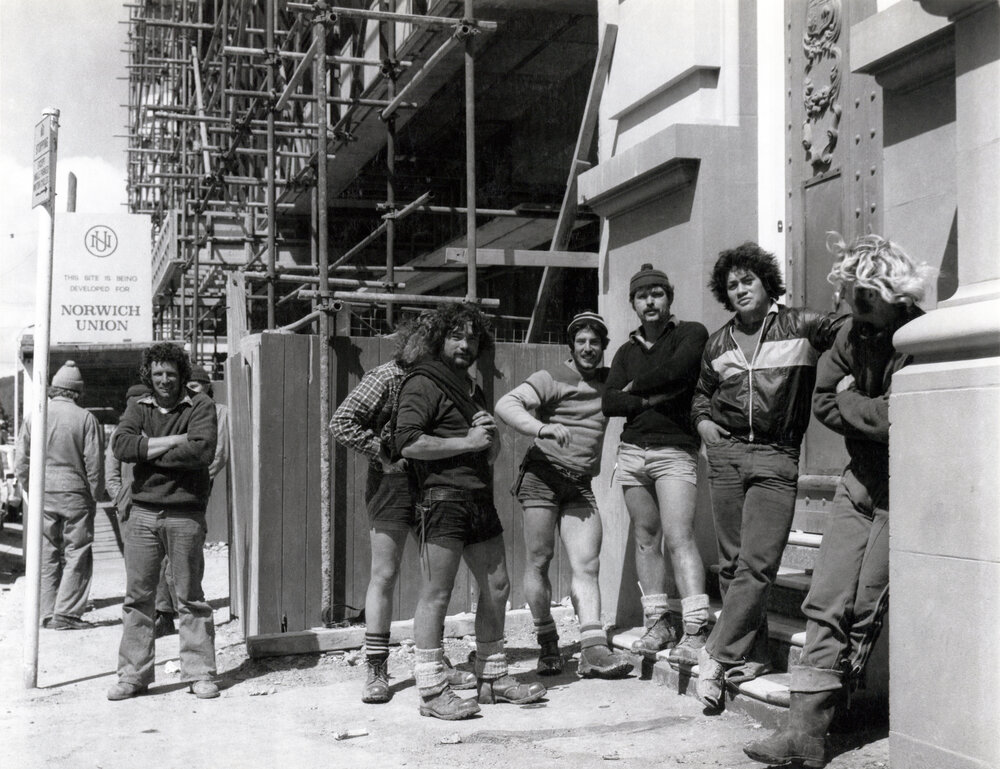 Norwich Union Building construction site