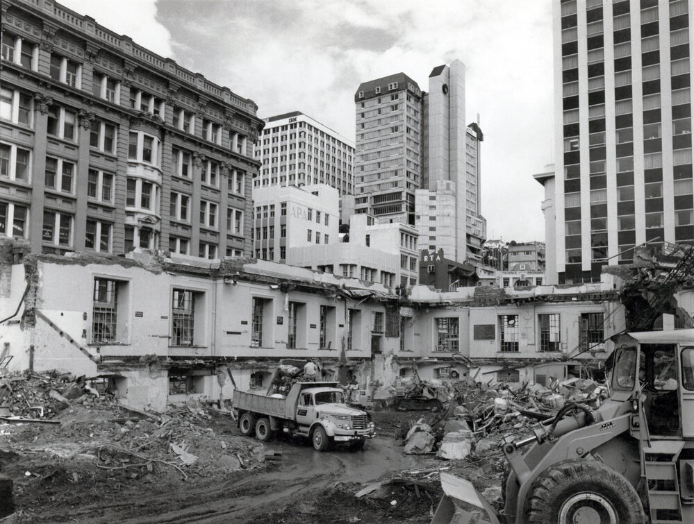 The demolition of the General Post Office