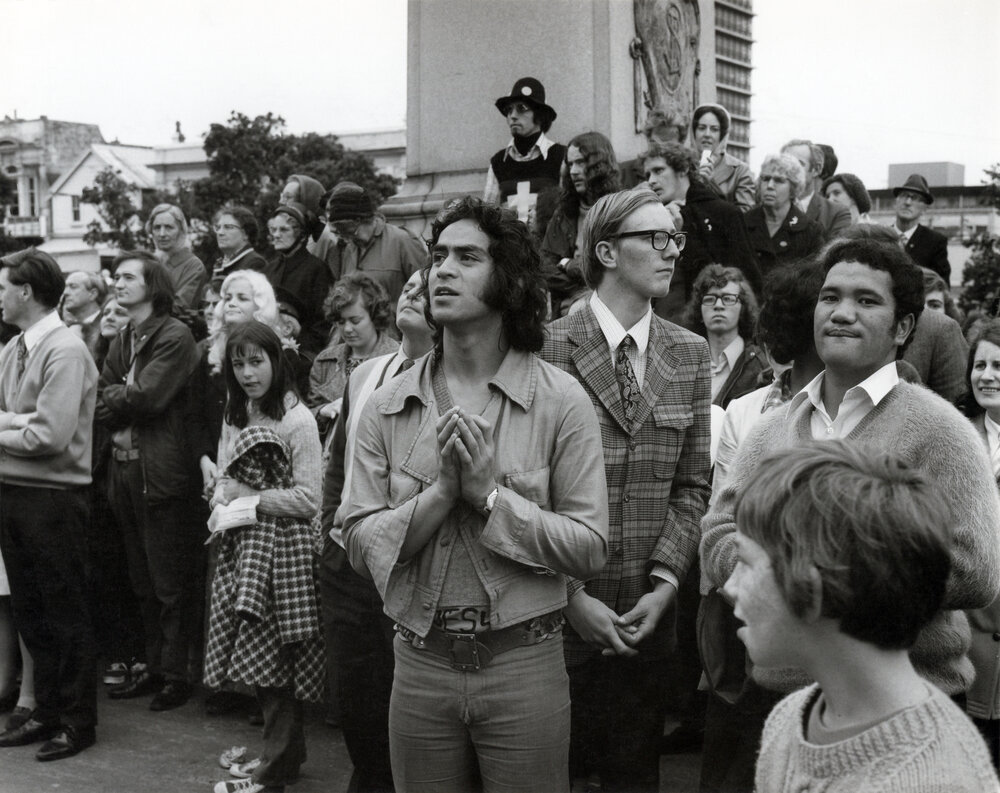 Sunday Christian outdoor service
