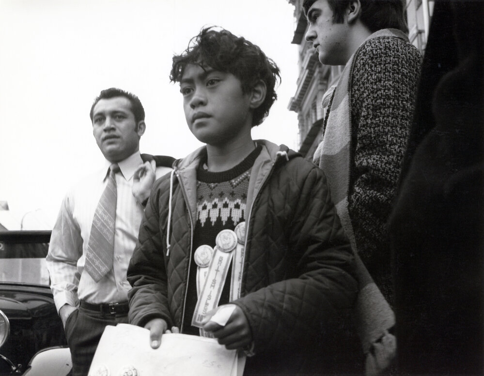 Pre-rugby game parade