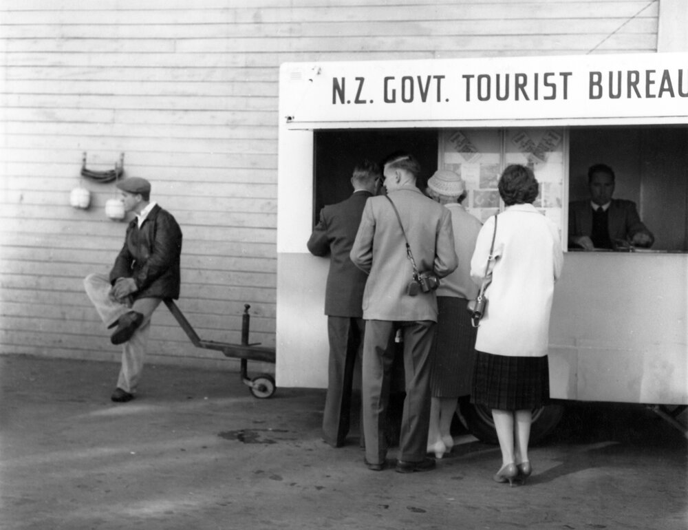 Passengers arrive in Wellington
