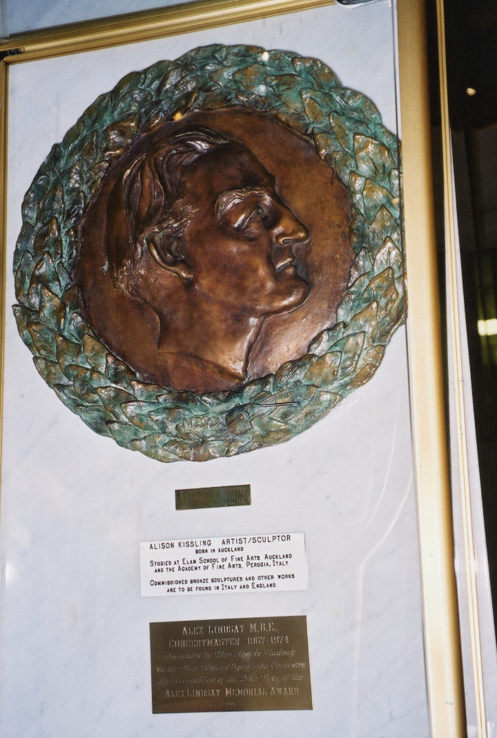 Alex Lindsay M.B.E. (Sculpture), Alison Kissling 