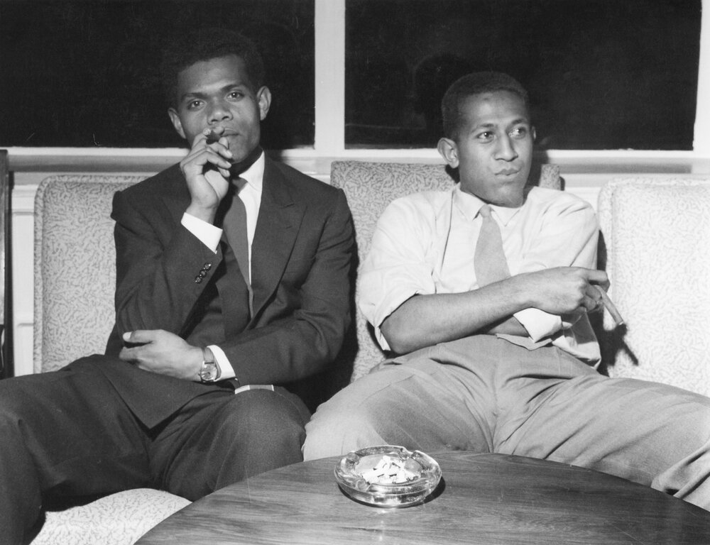 Students attend a dance at the Student Union Building, Victoria University