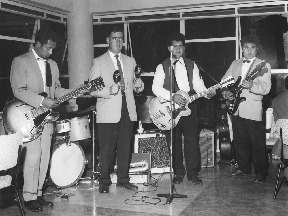 Performing in the Student Union Building, Victoria University