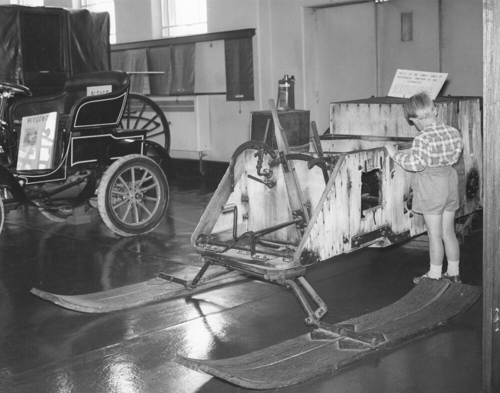 Historic transportation exhibition at the National Museum