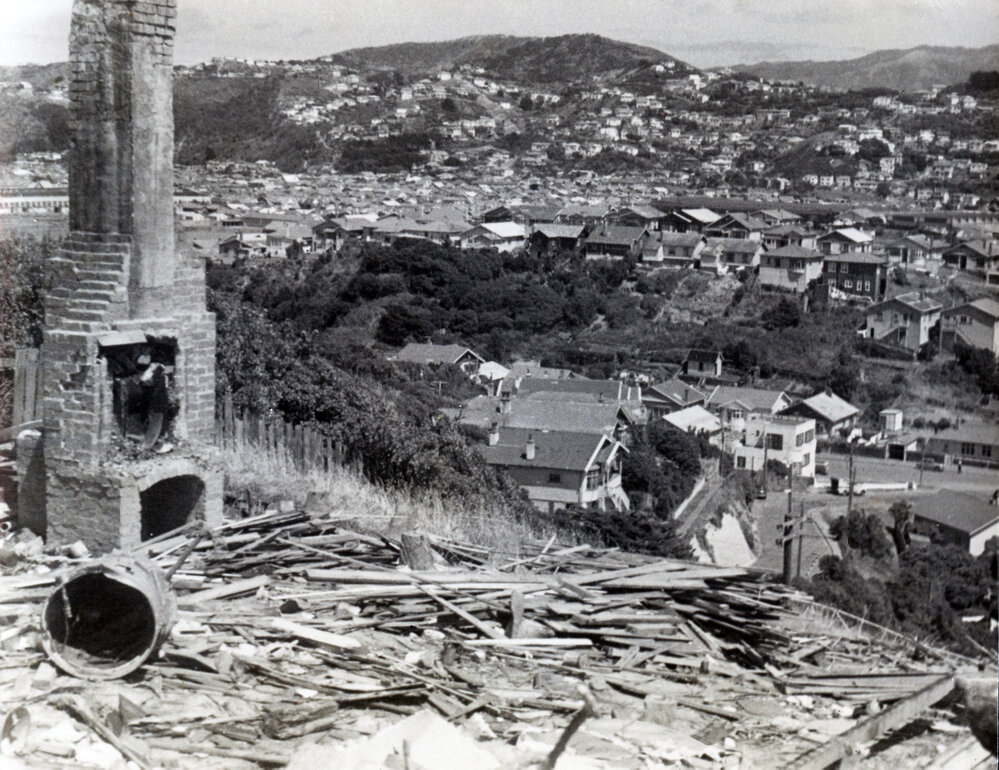 Demolished house, Rongotai Terrace