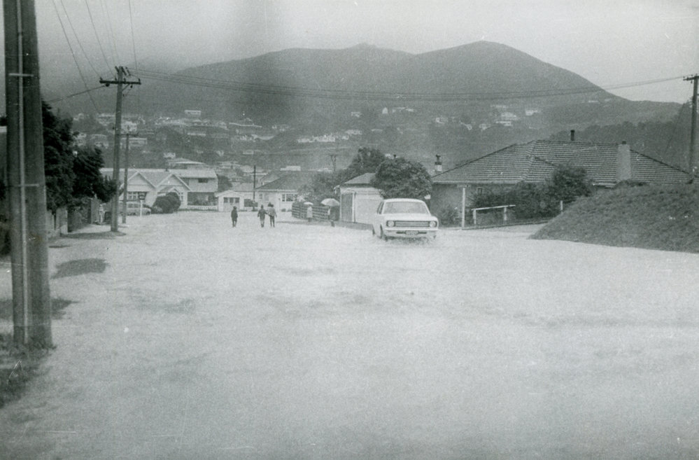 Flooding in Ranelagh Street, Karori