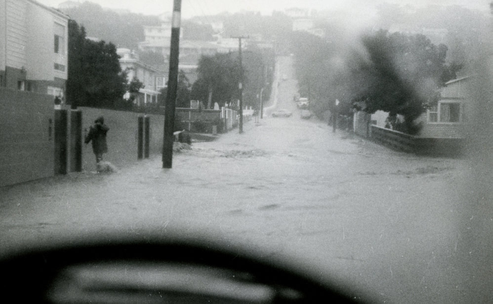 Flooding in Frankmoore Avenue, Johnsonville
