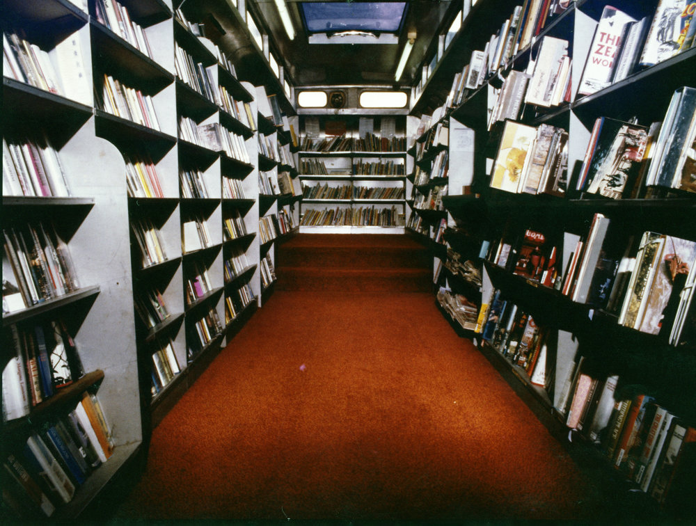 Interior of the mobile library