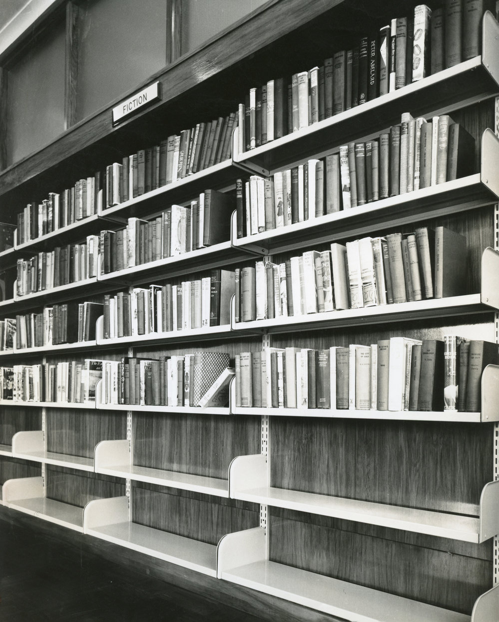 Shelving in the Newtown Library