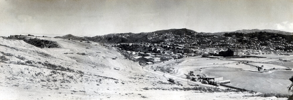 Evans Bay reclamation progress