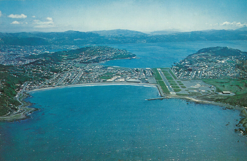Lyall Bay and Wellington Airport