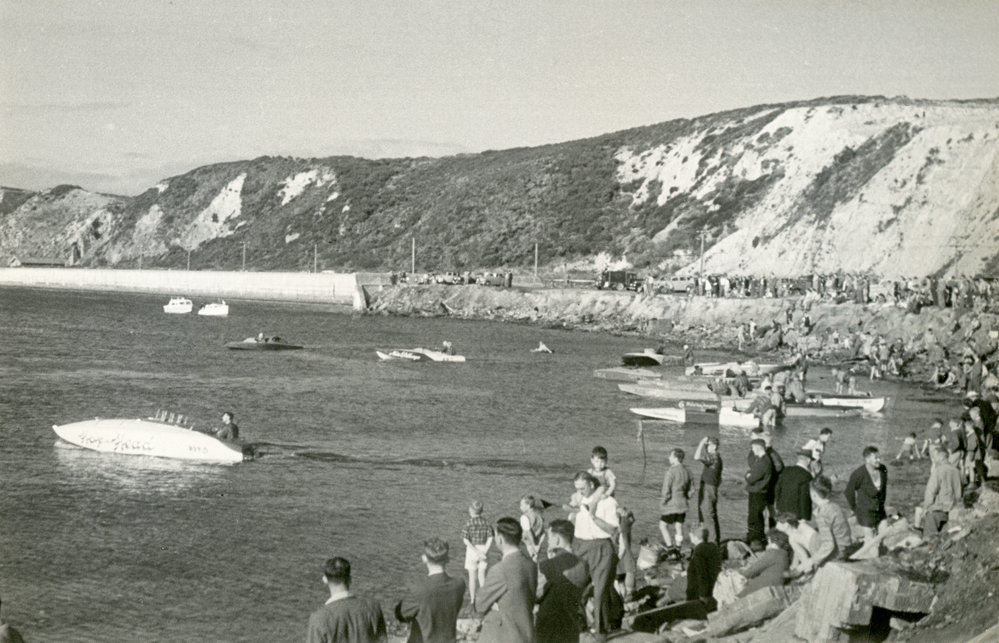 Crowds watching the Masport Cup