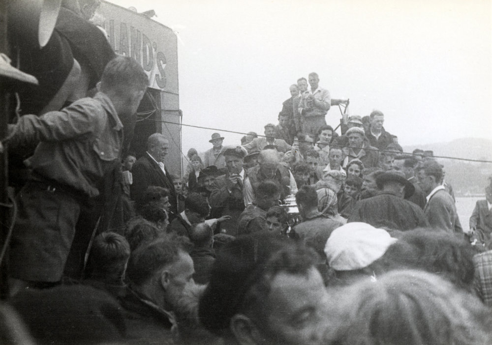 Len Southward with Masport Cup