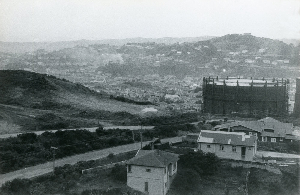 Gasometers behind Wexford Road