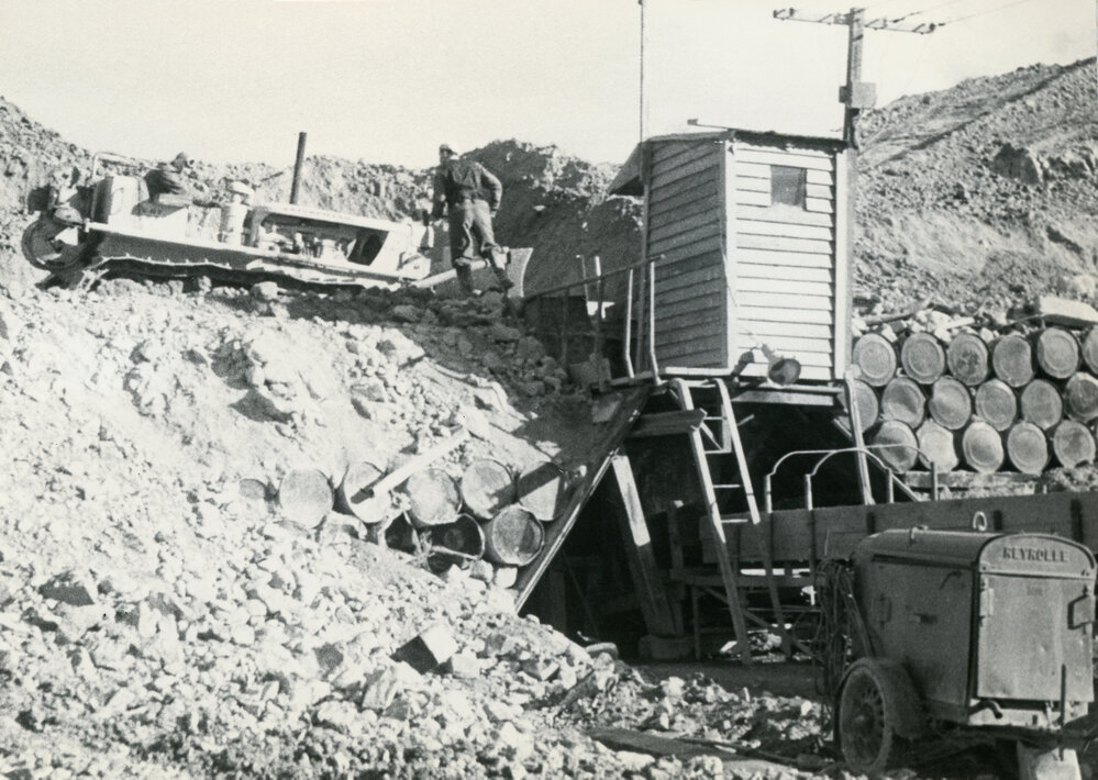 Removal of soil for airport runway