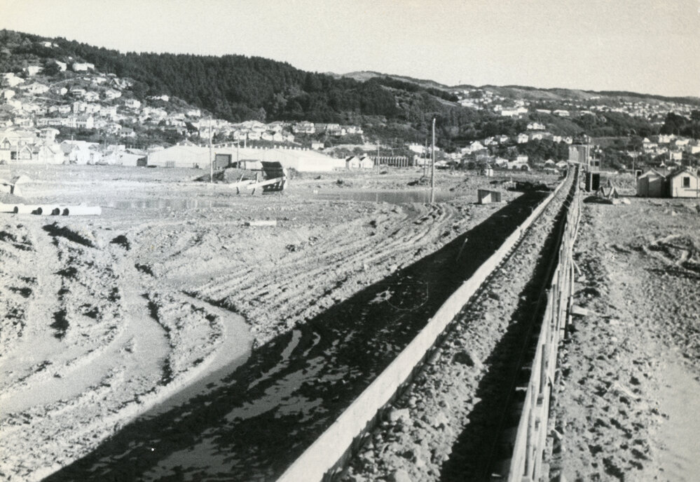 Land reclamation in Kilbirnie