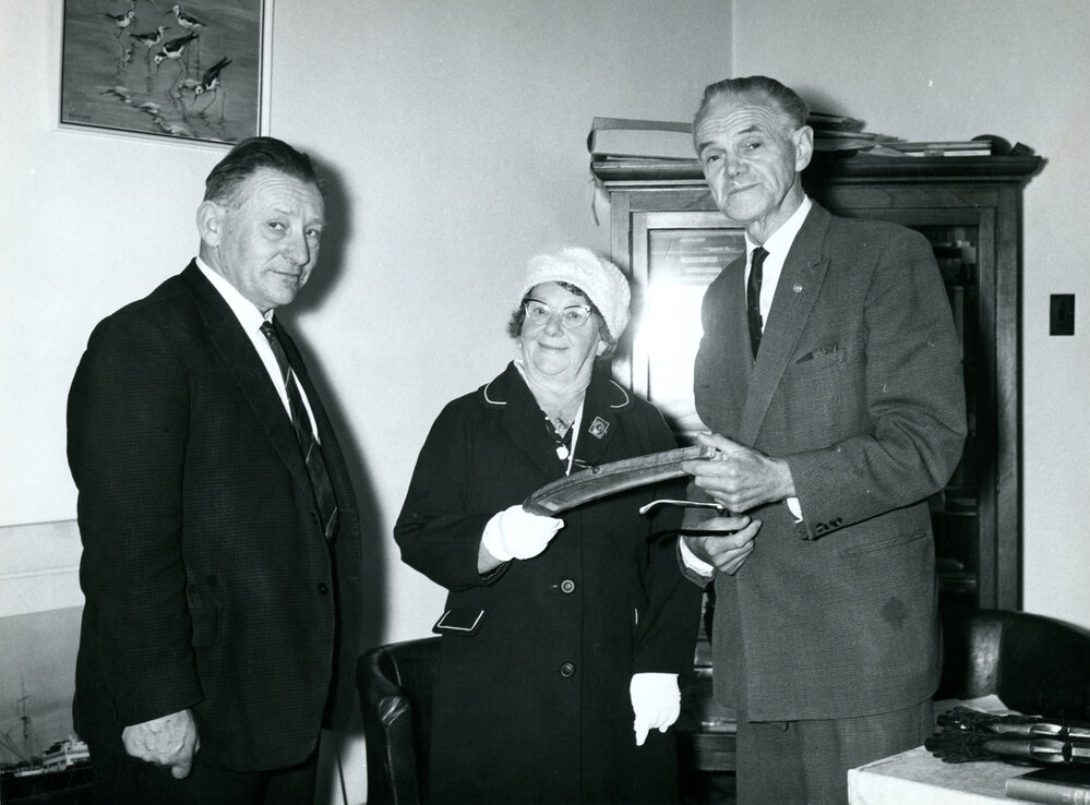 Piece of J.W. Scotland's crashed aircraft