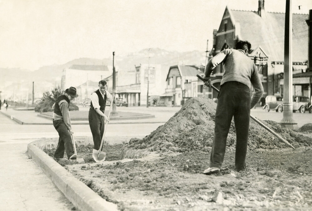 Landscaping work in Cambridge Terrace