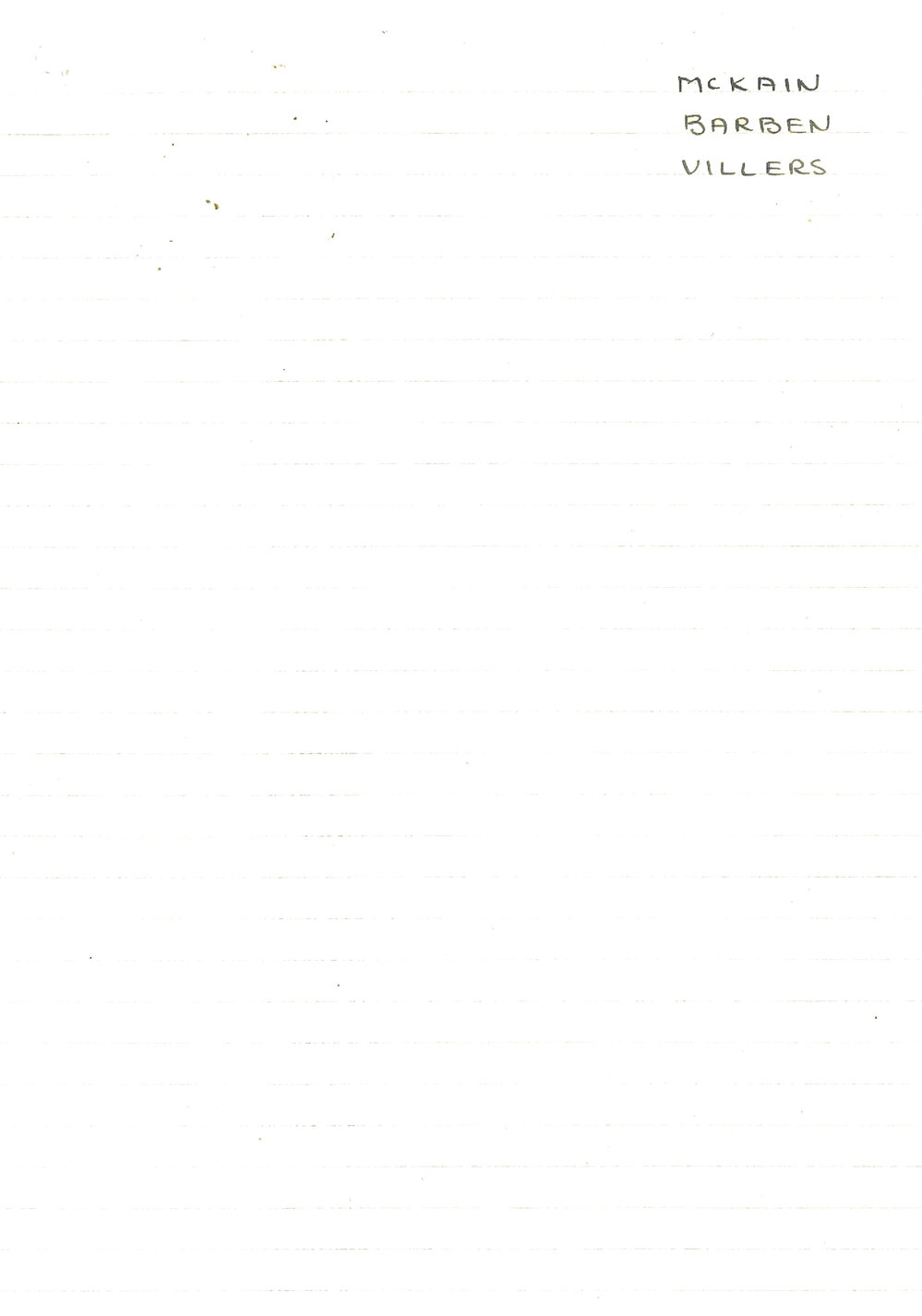 The Scholefield Papers, Vol. 13 [MCK] 