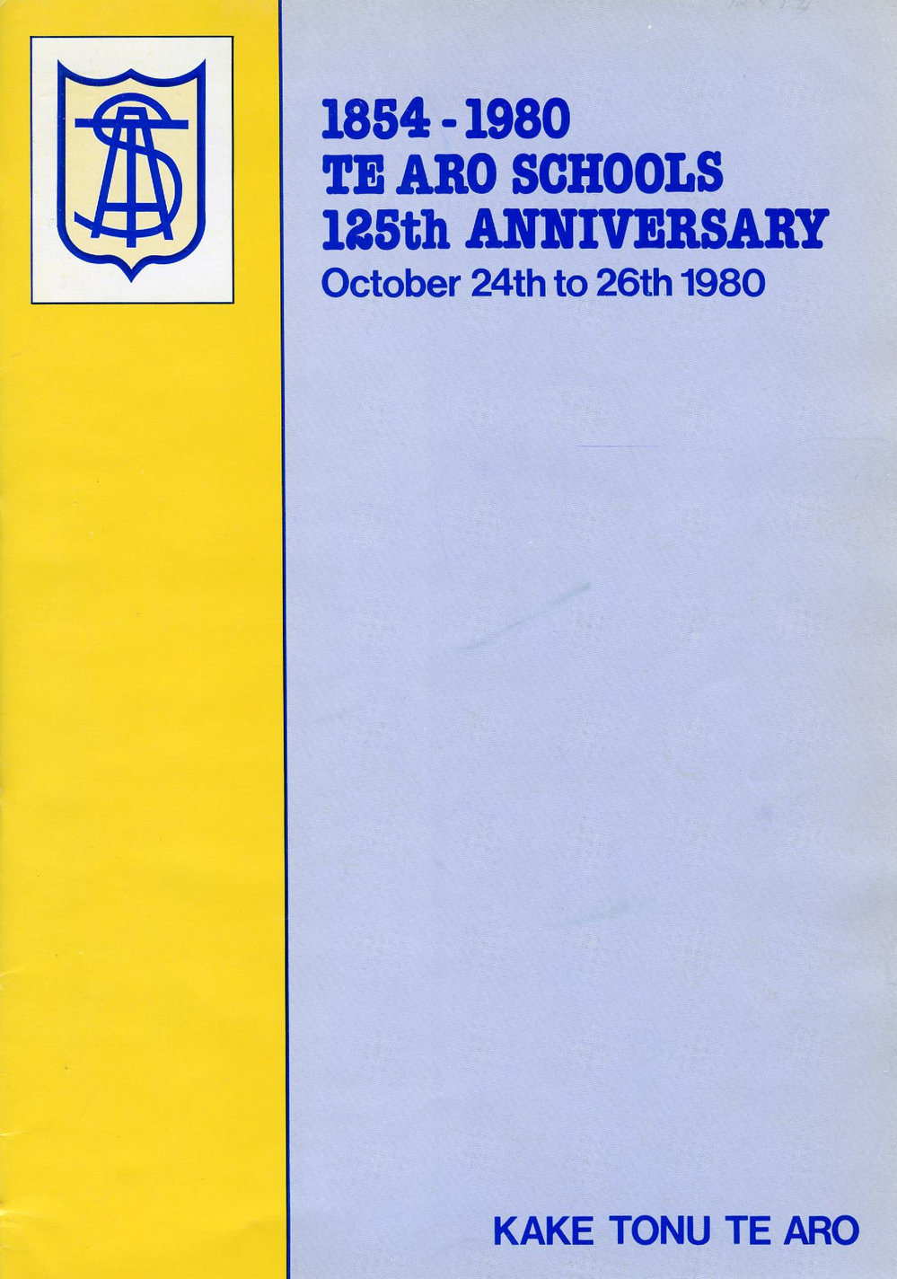 Te Aro School's 125th Anniversary