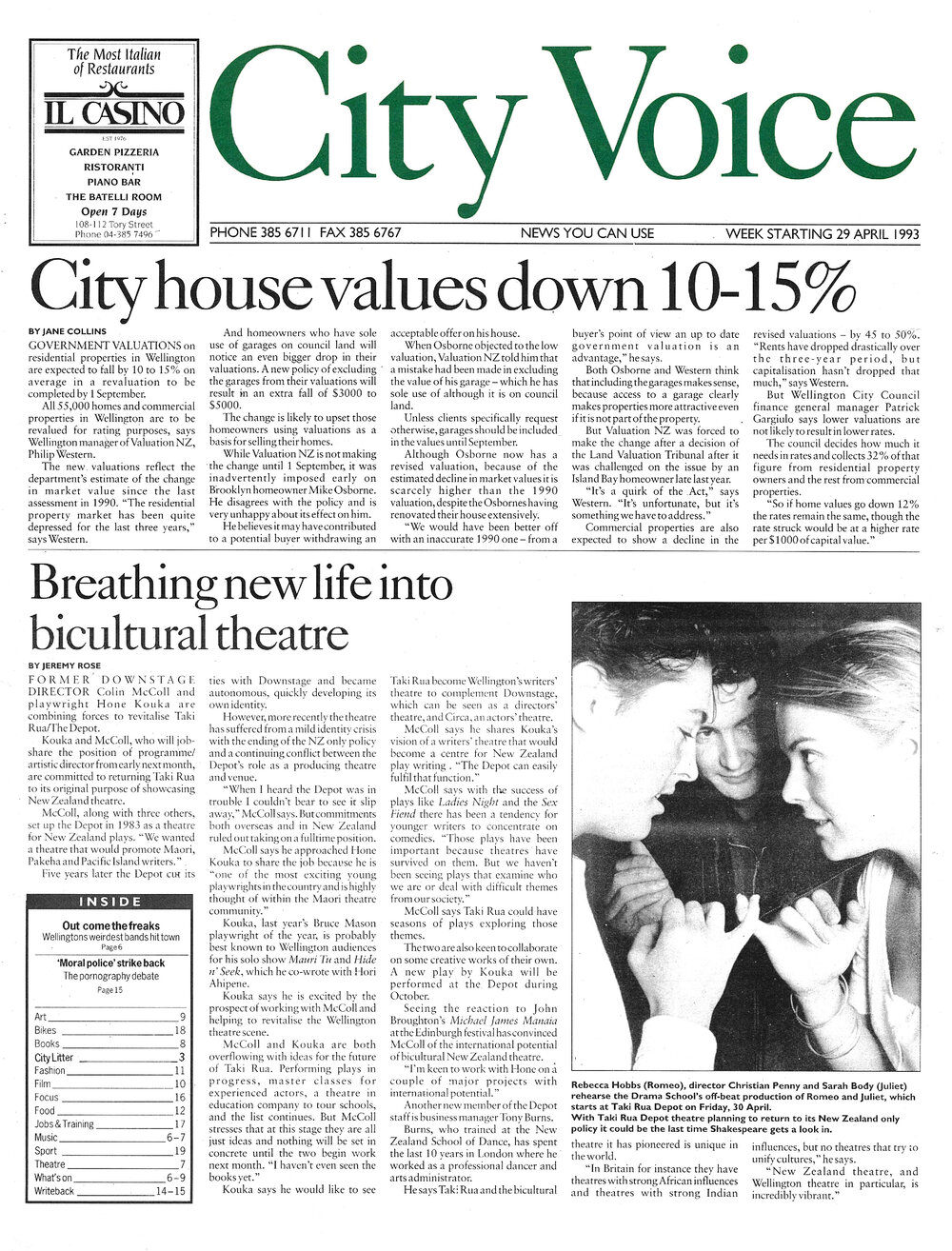 City Voice, 29th April 1993