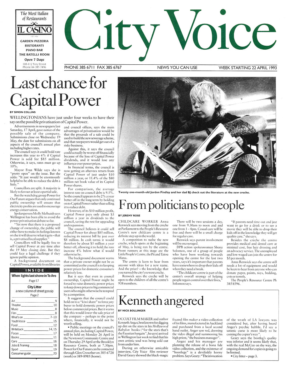 City Voice, 22nd April 1993