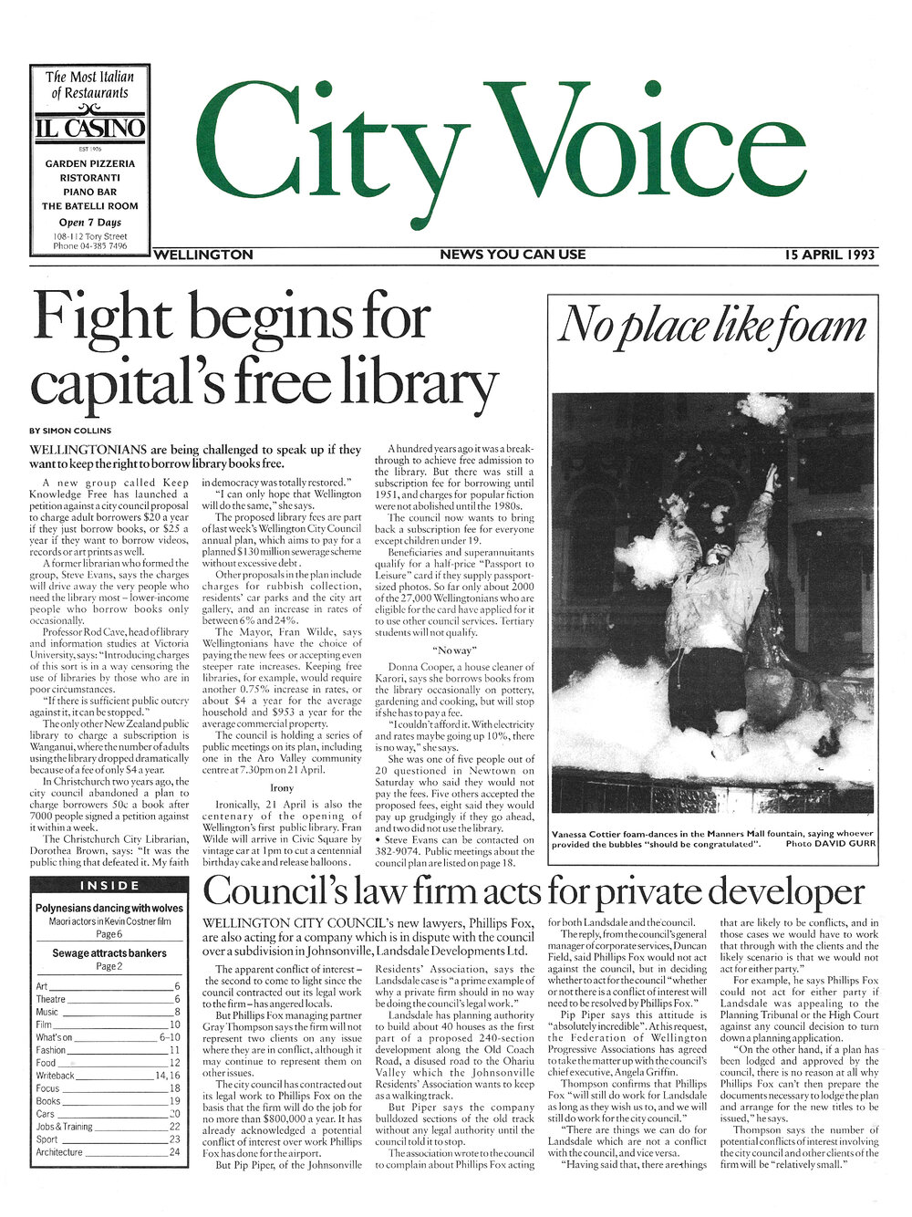 City Voice, 15th April 1993