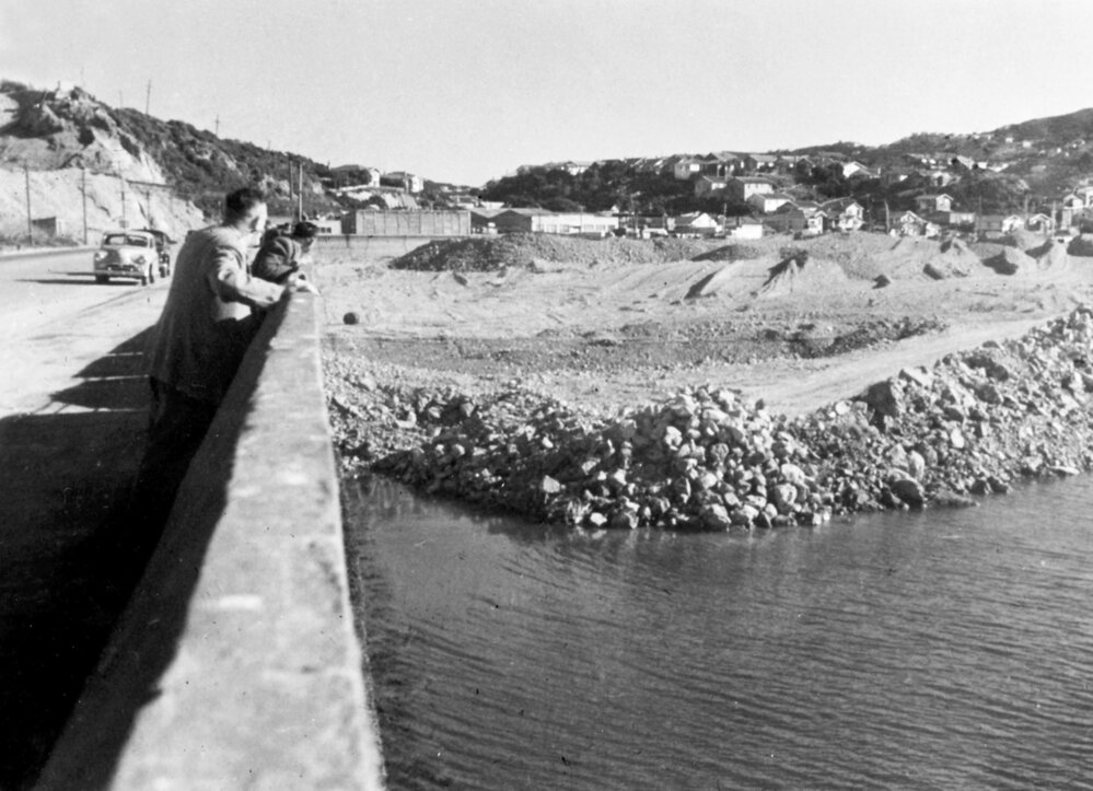 Evans Bay reclamation (I)