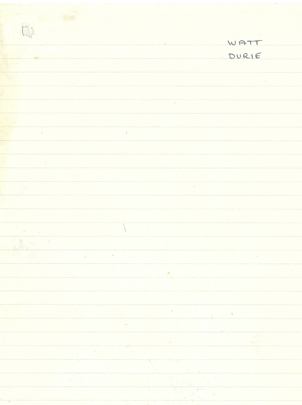 The Scholefield Papers, Vol. 20 [WAT] 