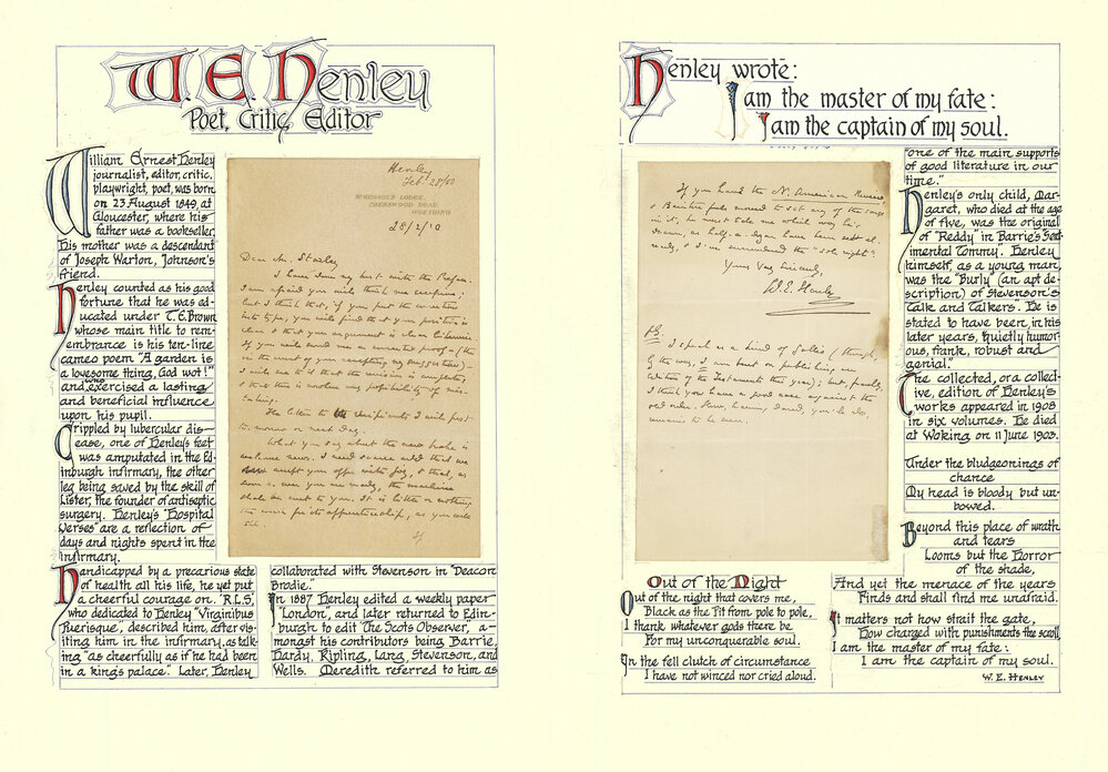 Letter from W. E. Henley