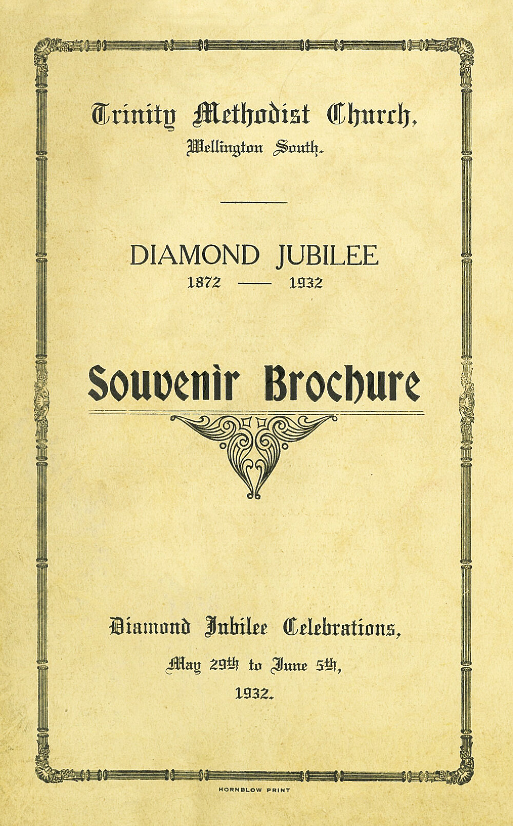 Trinity Methodist Church Diamond Jubilee