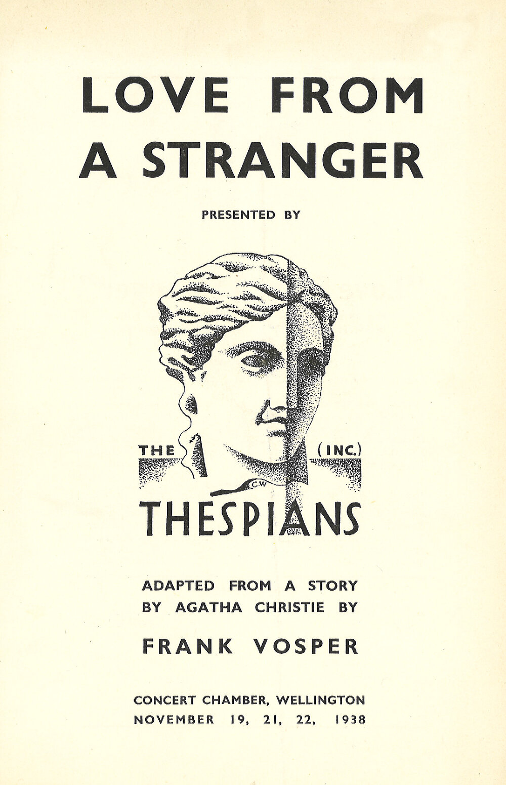 The Thespians: "Love From a Stranger"