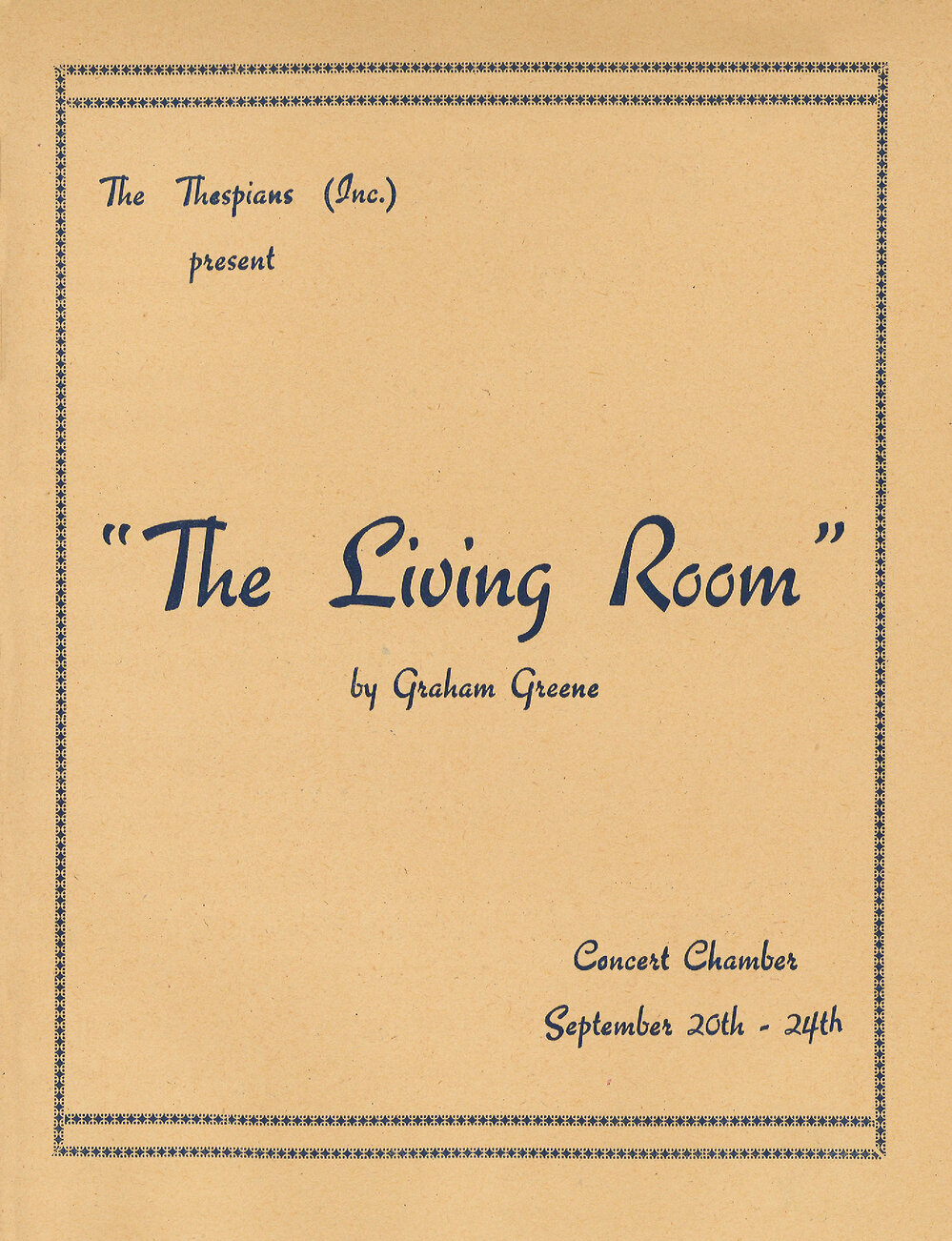 The Thespians: "The Living Room"